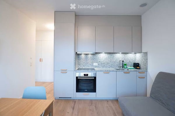 Stilvoll möblierte 1,5-Zimmer-Wohnung mit Balkon in Zürich-Altstetten (Hohlstrasse) 10