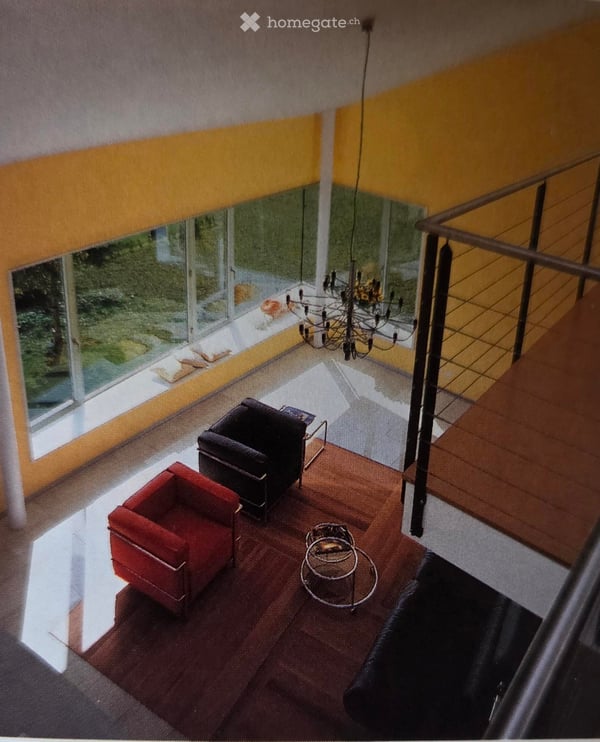 Stilvolle 124m2 Maisonette-Loft-Wohnung in Dättlikon mit Kamin und zwei Terrassen 4