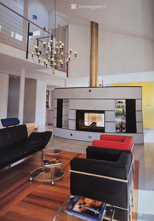 Stilvolle 124m2 Maisonette-Loft-Wohnung in Dättlikon mit Kamin und zwei Terrassen 3