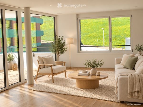 Helle 3.5-Zimmer-Wohnung mit grosszügiger Loggia