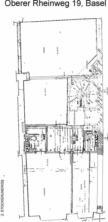 Traumhafte Wohnung mit Chemineé direkt am Rhein 12