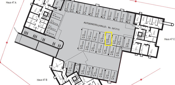 Tiefgaragenparkplatz in Cazis zu vermieten 2