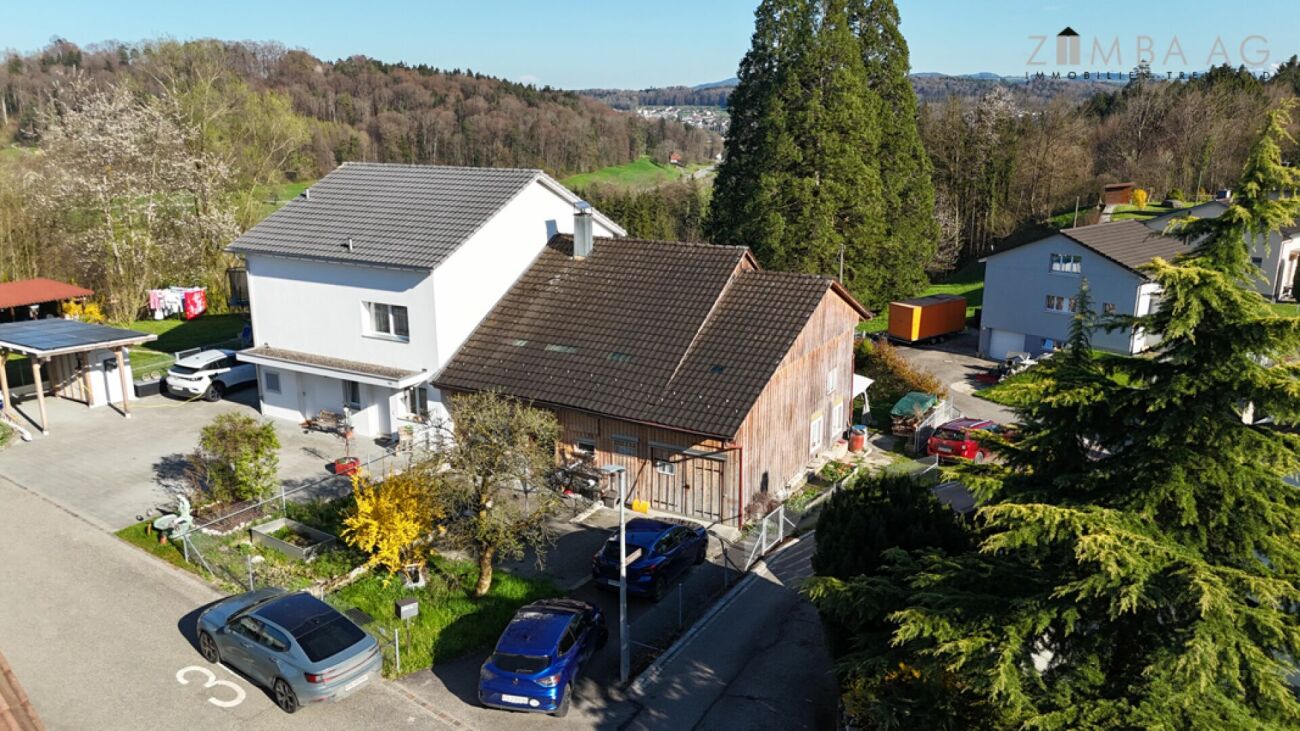 Haus mit Garten und Parkmöglichkeiten im schönen Halden