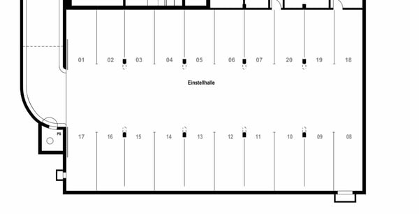 Tiefgaragenplatz an der Bahnhofstrasse zu vermieten 3
