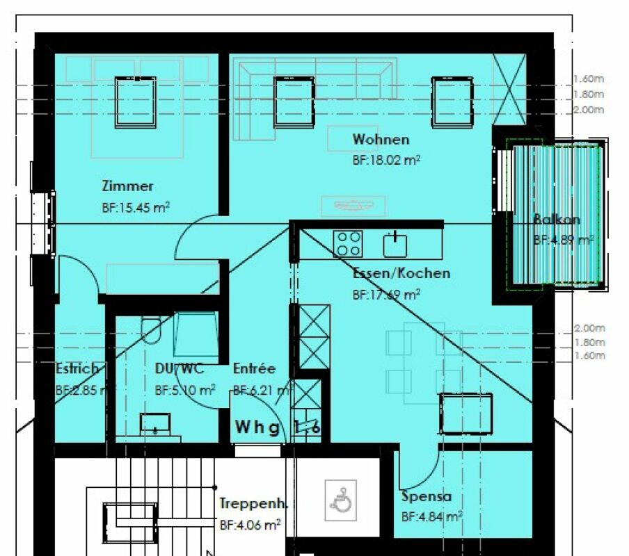 charmante 2.5-Zi. Dachwohnung