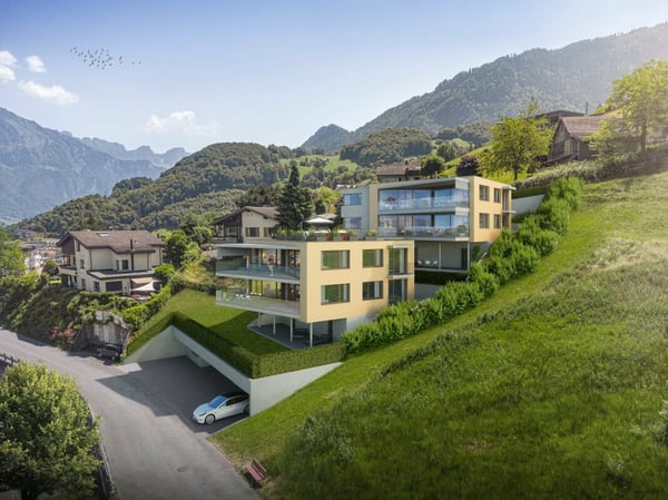 Exklusive 5.5 Zimmer-Terrassenwohnung mit Blick auf den Walensee 1