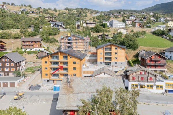 2.5-Zimmerwohnung zur Miete (Erstbezug): Neubau Hasol in Bürchen 1