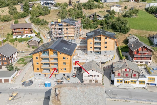 4.5-Zimmerwohnung zur Miete (Erstbezug): Neubau Hasol in Bürchen 1