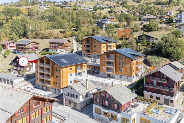 4.5-Zimmer-Dachwohnung zur Miete (Erstbezug): Neubau in Bürchen 1