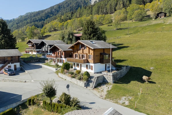 Chalet mit zwei Wohnungen oberhalb von Fiesch 1