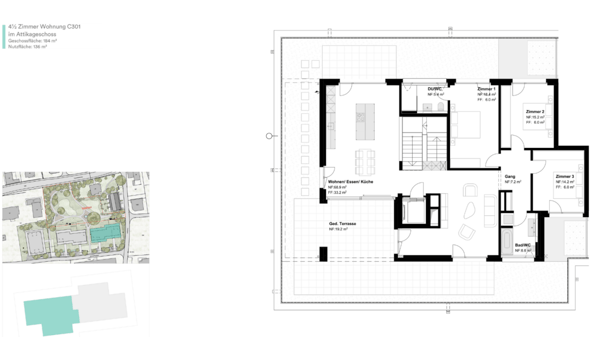 Erstbezug Attikawohnung Rosengarten 2
