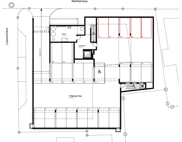 Parkieren direkt am Boulevard - zentrale Einstellplätze 2