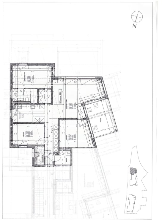 Moderne 4.5-Zimmer-Wohnung in Waldenburg mit Balkon und Parkplatz 2