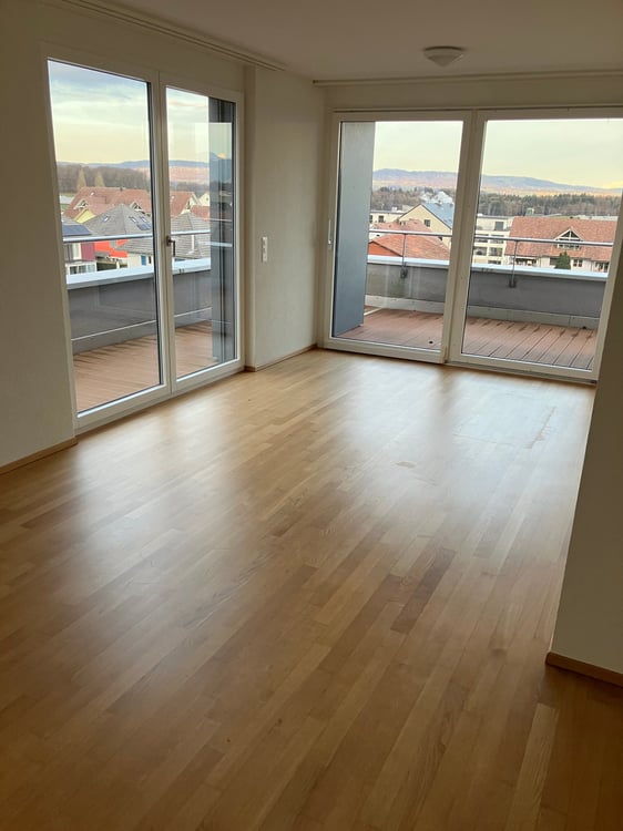 Grosszügige 7.5-Zimmer-Dachwohnung mit Panoramablick in Auw 10