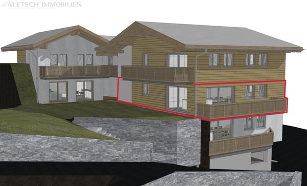 Alpin leben in Fiesch - 3.5-Zimmer-Wohnung im 1. Obergeschoss 1