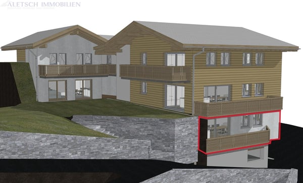 Wohnen am Fusse Berge - 3.5-Zimmer-Wohnung im Erdgeschoss, Fiesch 1