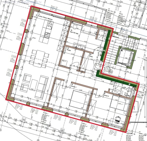 3.5-Zimmer-Wohnung im 2. Obergeschoss - im Herzen von Fiesch 3