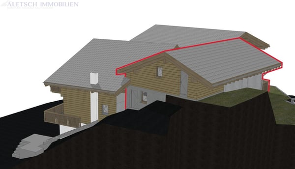 Häuschenfeeling mitten im Dorf - 3.5-Zimmer-Duplex-Wohnung, Fiesch 2