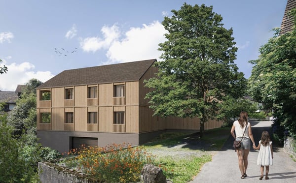 4 ½-Zi-Dach-Maisonettewohnung an idyllischer, ruhiger Wohnlage in Oberschan 1