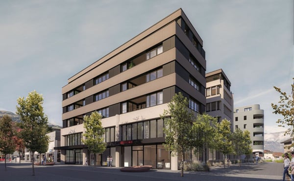 Loft-Atelier mit 33m² im B50 - Wohnen und Arbeiten im Zentrum von Buchs