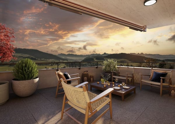 3.5-Zimmer Terrassenwohnung im 