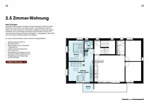 Eggetli-Adelboden - 2½ Zimmer Wohnungen 4