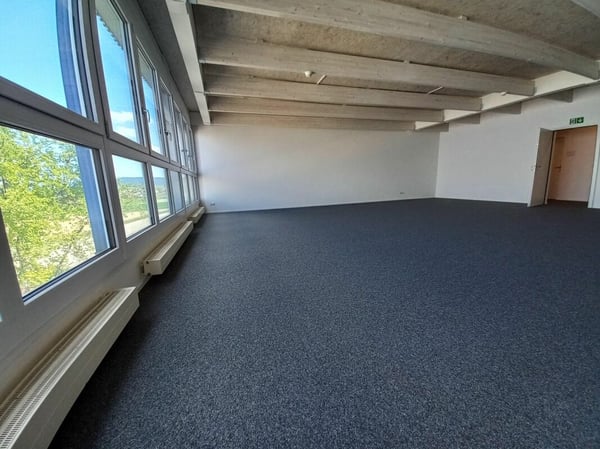 Lichtdurchfluteter Büroraum 1