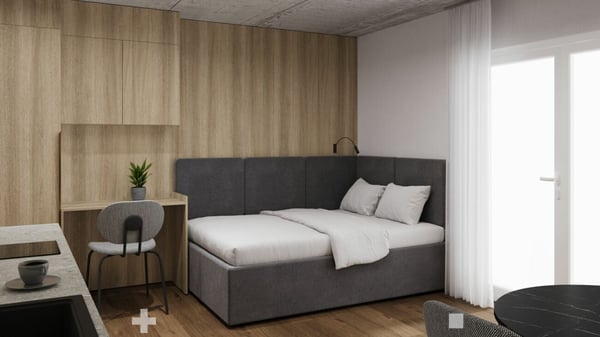 Vollmöbliertes BASIC Apartment - 37 m2 2