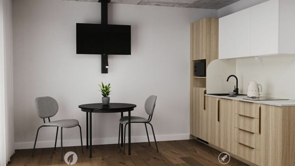 Vollmöbliertes BASIC Apartment - 25 m2 4