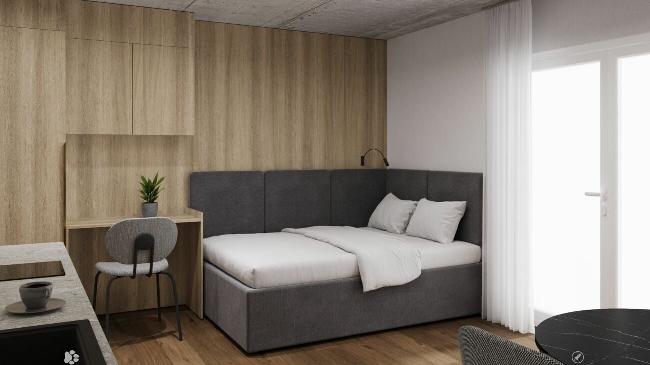 Möbliertes BASIC Apartment - 25 m2