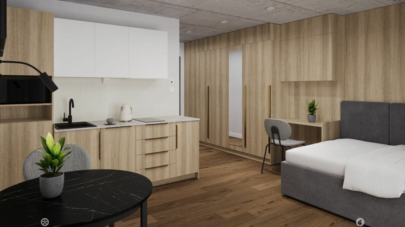 Möbliertes BASIC Apartment - 25 m2