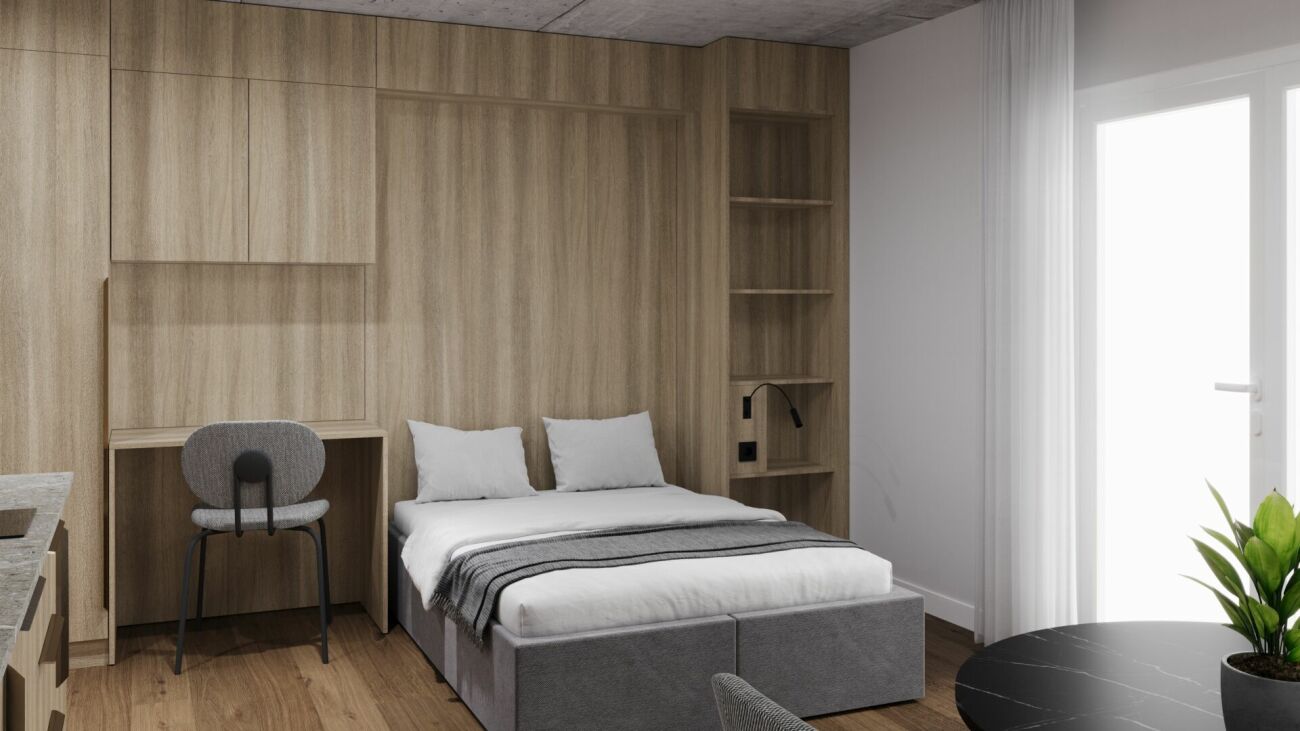 Furnished BASIC Apartment - 25 m2