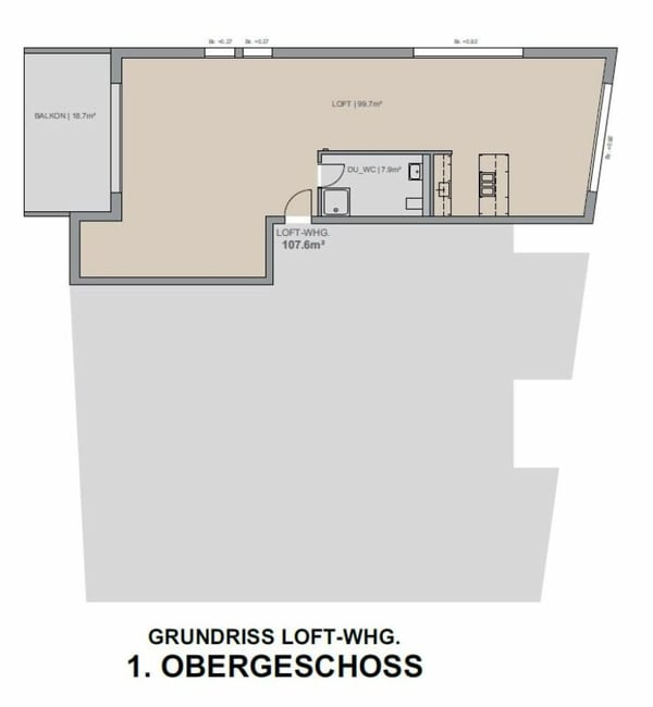 2.5 Zimmerwohnung in Loft-Style 11