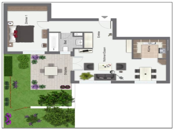 1.5-Zimmer-Wohnung möbliert – mit eigener Waschküche 17