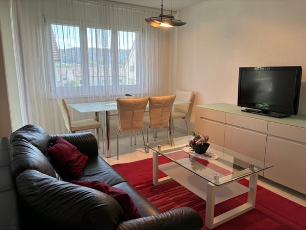 2.5-Zimmer-Wohnung - möbliert - mit Balkon in Buchs Zürich 5
