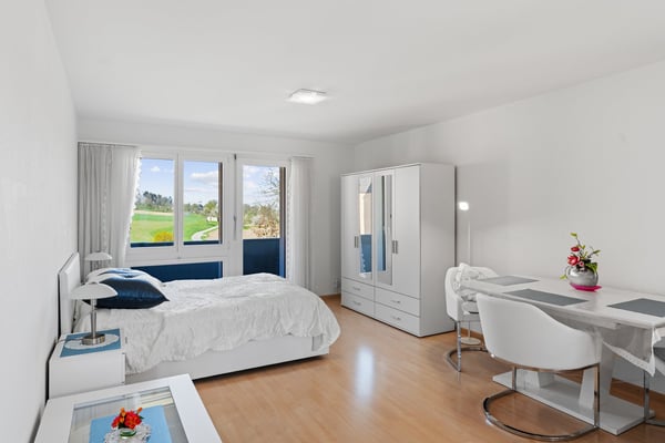 Möblierte 1.5-Zimmer-Wohnung mit Balkon in Dällikon Zürich 3