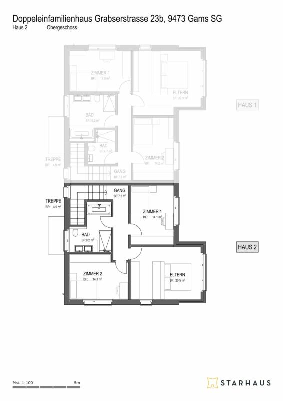 4 1/2-Zimmer Doppeleinfamilienhaus in ländlicher Umgebung