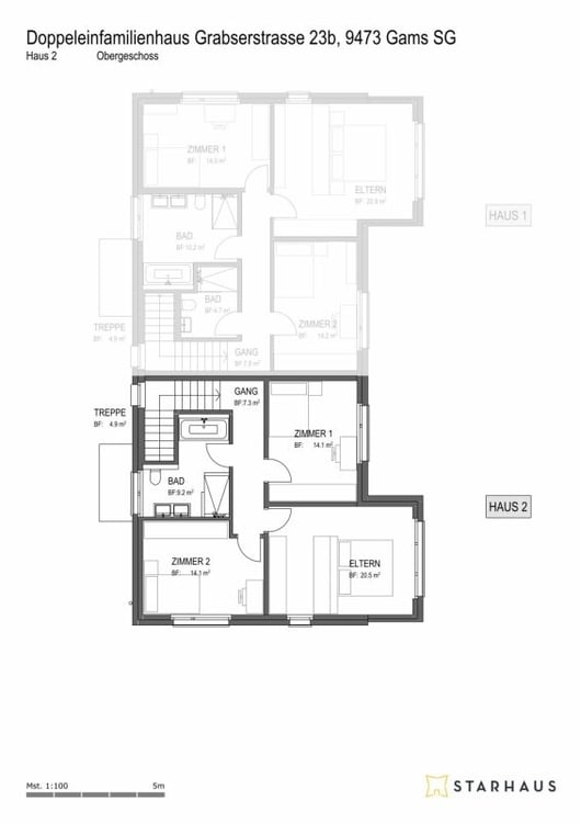4 1/2-Zimmer Doppeleinfamilienhaus in ländlicher Umgebung 5