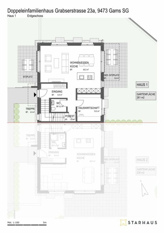 5 1/2-Zimmer Doppeleinfamilienhaus in ländlicher Umgebung 4