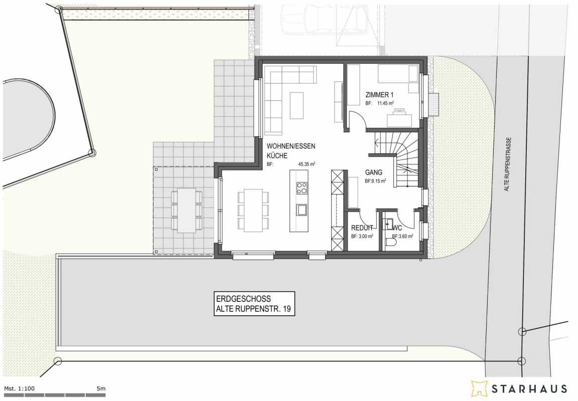 Bewilligtes Einfamilienhaus in Altstätten