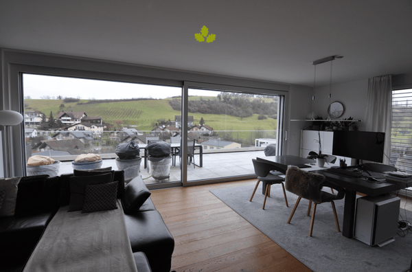 Moderne 1.5-Zimmer-Attikawohnung mit Panoramablick in Bözen 3