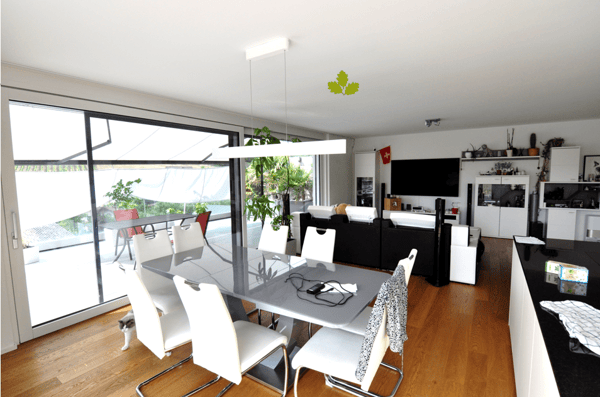 Moderne 3.5-Zimmer-Attikawohnung mit Panoramablick in Bözen 3