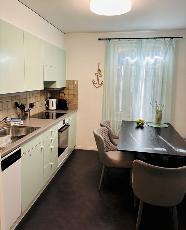 Möblierte 1.5-Zimmer-Wohnung mit Balkon und Garage in Arbon 4