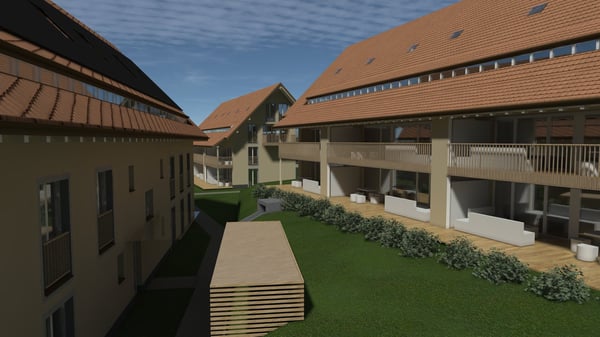 Neubauprojekt für INVESTOREN : Wohnüberbauung 3 MFH mit 27 Wohnungen im Kanton Zürich 6