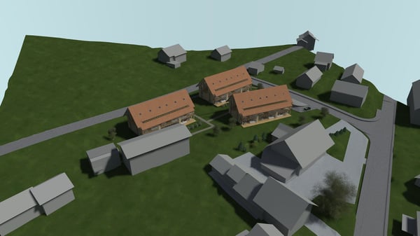 Neubauprojekt für INVESTOREN : Wohnüberbauung 3 MFH mit 27 Wohnungen im Kanton Zürich 1