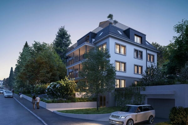 LETZTE WOHNUNG: Einzigartiges Juwel mit 360° Stadtsicht: Neubau - 1.5 Zimmer Dachgeschosswohnung mit überhohen Räumen und luxuriösem Innenausbau 3