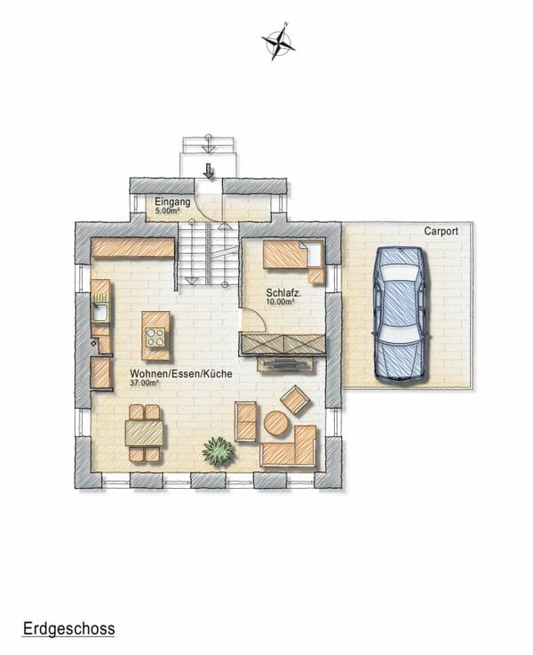 Freiraum für die Familie - freistehendes 1.5-Zimmer Einfamilienhaus in der Stadt St. Gallen 12