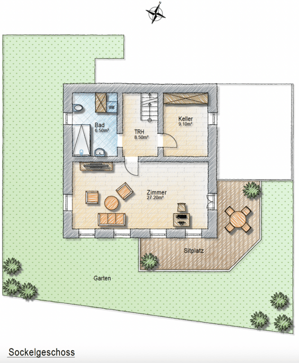 Freiraum für die Familie - freistehendes 1.5-Zimmer Einfamilienhaus in der Stadt St. Gallen 11