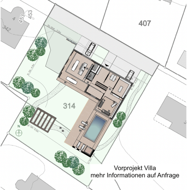 Einzigartiges Grundstück mit perfekter Geometrie, Seesicht und ebener Südwestausrichtung 4