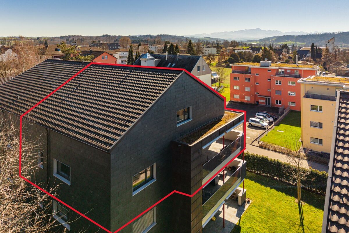 riesige 6.5-Zi. Dach-Maisonette-Wohnung mit Alpsteinblick